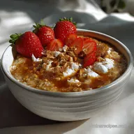 5 Minute Oatmeal Recipe with Cinnamon and Brown Sugar