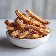 Air Fryer Apple Fries in 18 Minutes: Crispy Cinnamon Snack