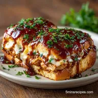 BBQ Chicken Sliders for 12: Baked