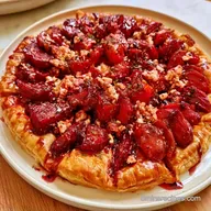 Beetroot Feta Tarts with Balsamic Glaze