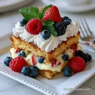 Berry Trifles with Pound Cake