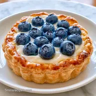 Blueberry Cream Cheese Tarts: Crispy