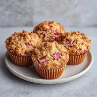 Brown Sugar Rhubarb Muffins (35 Minutes)