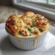 Chicken Pot Pie and Bisquick | Creamy & Golden