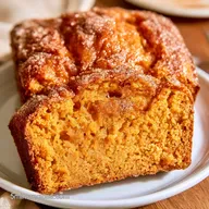 Cinnamon Sugar Pumpkin Bread in 75 Min