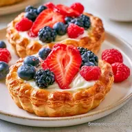 Cream Cheese Fruit Tarts in 50 Minutes
