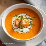 Lobster Bisque Soup in 65 Minutes: Velvety French Style