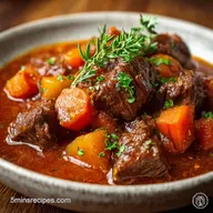 Crock Pot Freezer Meal with Beef: 8 Hours