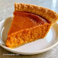 Pumpkin Pie Dish for 8 Servings