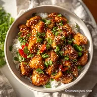 Homemade Teriyaki Chicken in 20 Minutes with Glazed Crispy Bites