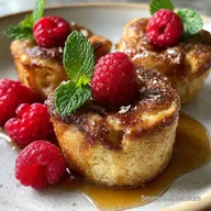 French Toast Muffins Recipe with Cinnamon Crust