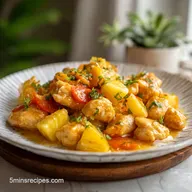 Hawaiian Chicken Sheet Pan for 4 Servings