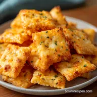Homemade Cheese Crackers in 30 Minutes: Sharp Cheddar Crisps