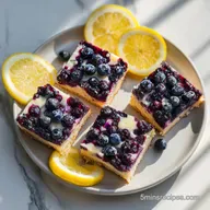 Lemon Blueberry Bars: Zesty and Buttery