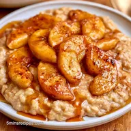 Maple Apple Oatmeal: Baked