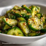 Marinated Cucumbers in 20 Minutes
