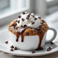 Chocolate Chip Mug Cookie: Fudgy and Warm