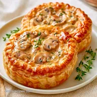 Mushroom Puff Pastry Tarts in 30 Minutes