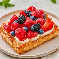 Puff Pastry Fruit Tart in 45 Minutes