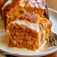 Pumpkin Poke Cake with Spice Cake Mix
