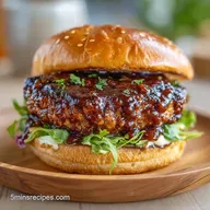 Quick BBQ Burger Recipe for 4 Servings