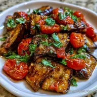 Quick Eggplant Tomato Side Dish: 20 Min