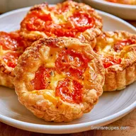 Tomato Egg Tarts for 6 Servings: Baked