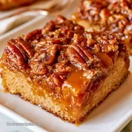 Spiced Pecan Pie Bars for 24 Servings