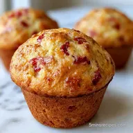 Yogurt Strawberry Rhubarb Muffins