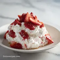 Easy Strawberry Shortcake Fluff Salad Recipe