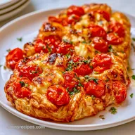Tomato Halloumi Tart for 4 Servings
