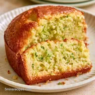 Vanilla Zucchini Cake with a Soft Crumb