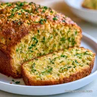 Yellow Squash Zucchini Bread for 9 Slices