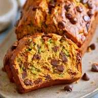 Zucchini Pumpkin Chocolate Chip Bread