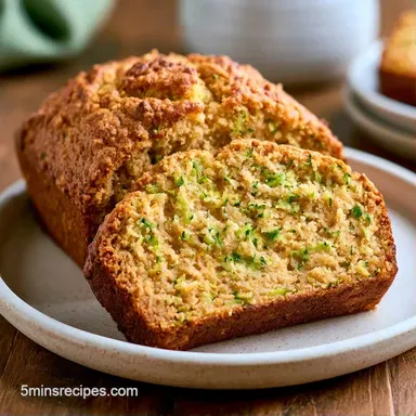 3 Ingredient Zucchini Bread with Cake Mix Recipe Card