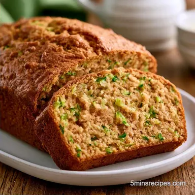 3 Ingredient Zucchini Bread with Cake Mix