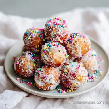 4 Ingredient Glazed Donut Holes: Fried and Golden in 10 Minutes