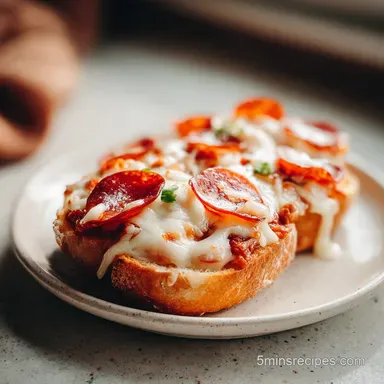 Air Fryer French Bread Pizza for 4 Servings