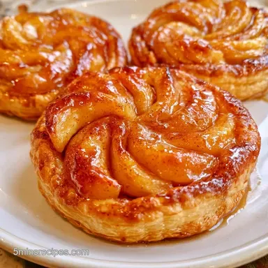 Apple Puff Tarts in 45 Minutes Baked Recipe Card