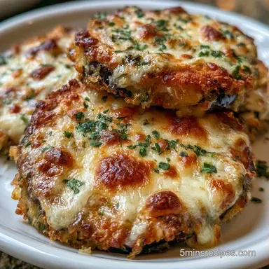 Baked Eggplant Parmesan in 60 Minutes Recipe Card
