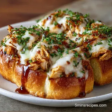 BBQ Chicken Sliders for 12: Baked Recipe Card