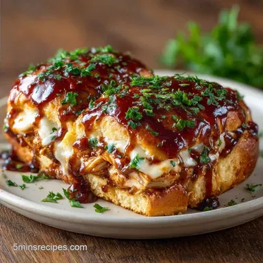 BBQ Chicken Sliders for 12: Baked