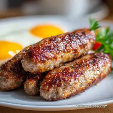 Beef Breakfast Sausage: Savory & Spice Forward