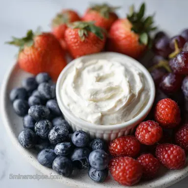 The Best Fruit Dip Recipe No-Bake Ready in 5 Minutes