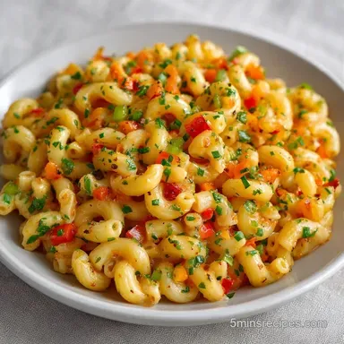 Big Batch Pasta Salad for 12 Servings Recipe Card