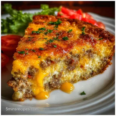 Bisquick Impossible Cheeseburger Pie: One-Pot Dinner