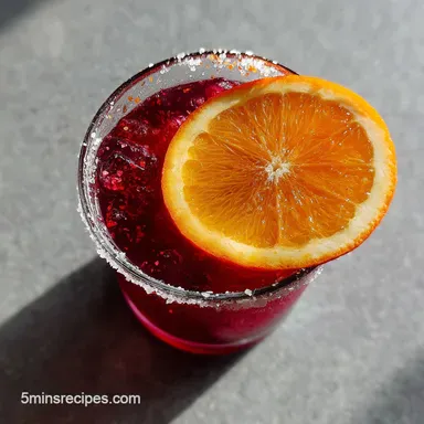 Blood Orange Margarita in 10 Minutes Recipe Card