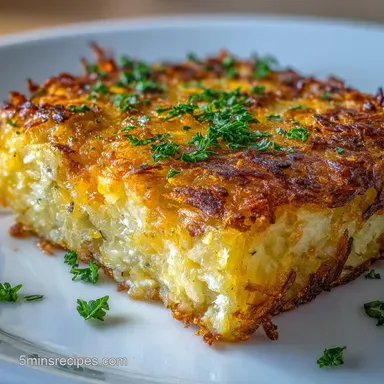Breakfast Casserole with Hashbrowns Ready in 1 Hour 5 Mins
