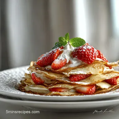 Crepes for Breakfast in 30 Minutes