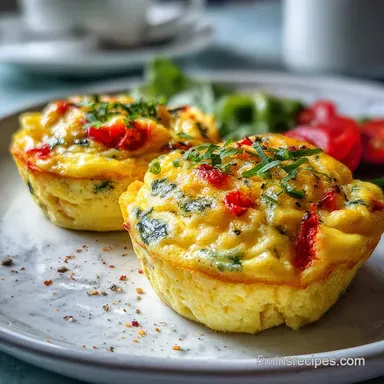 Breakfast Egg Bites Ready in 30 Minutes Recipe Card